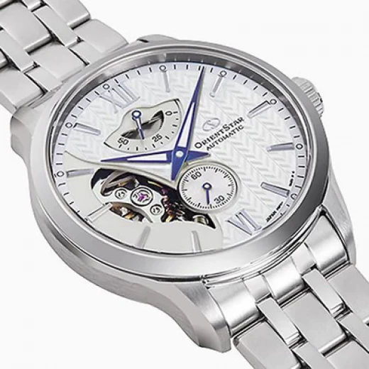 Orient Star Layered Skeleton Watch Stainless Steel Silver 41mm Automatic - ORIENT - Image 6