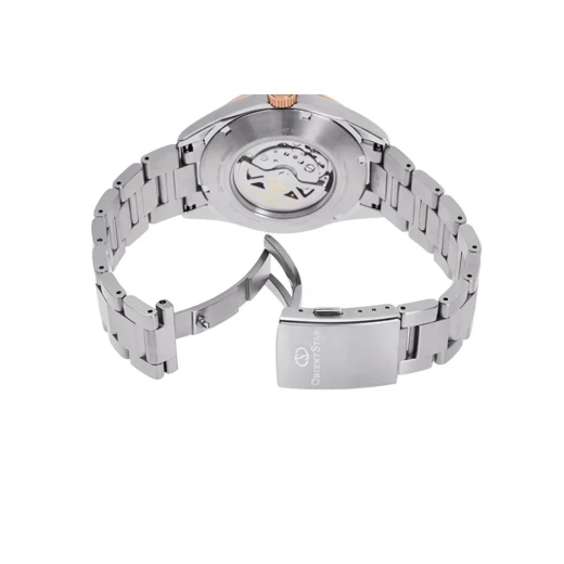 Orient Star RE AU0401S Automatic Watch Stainless Steel Rose Gold 42mm - ORIENT - Image 6