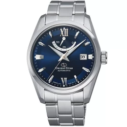 Orient Star Contemporary Standard Sunburst Blue Automatic Watch F6N43 Movement