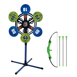 Playwell Innov8 Spin Target Archery Set for Kids, Battery Operated, Indoor/Outdoor Fun