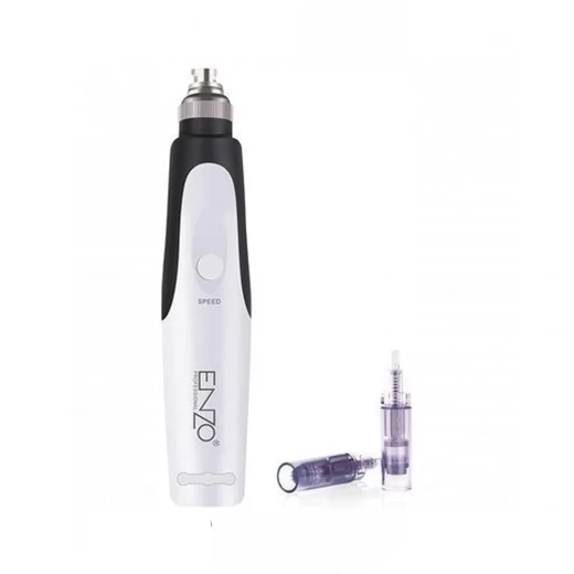Enzo Derma Pen Kit, 2 Needle Heads (36 & 12 Needles), 5 Speed Settings, Skin Rejuvenation Enzo Derma Pen Kit, 2 Needle Heads (36 & 12 Needles), 5 Speed Settings, Skin Rejuvenation