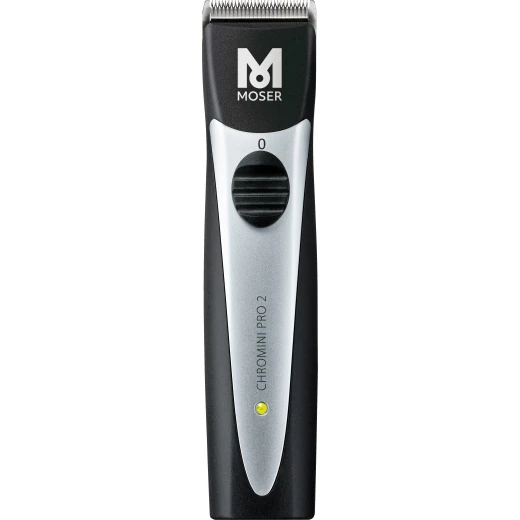 ماكينة حلاقة الشعر اللاسلكية الاحترافية Moser Chromini Pro 2 لون أسود وفضي - موسر - Image 3