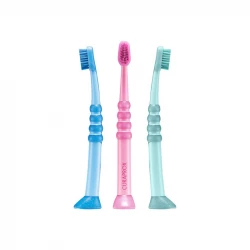 Curaprox Baby Toothbrush 0-4 Years, Gentle Curen Filaments, Small Rubberized Head, Oral Hygiene