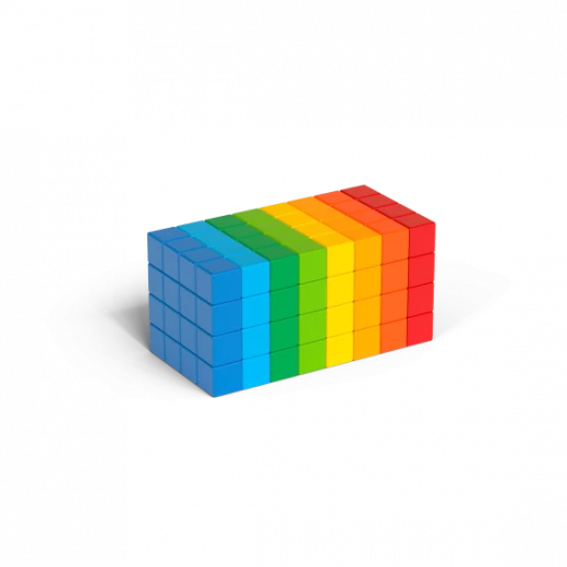 مجموعة مكعبات بناء مغناطيسية جيومغ ماجيك كيوب ملونة بالكامل 128 قطعة مجموعة مكعبات بناء مغناطيسية جيومغ ماجيك كيوب ملونة بالكامل 128 قطعة