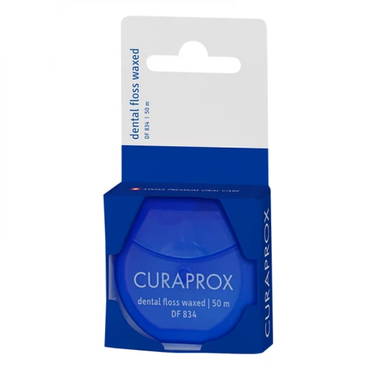 Curaprox DF 850 Dental Floss Mint Flavor 50m, Gentle Interdental Cleaning Curaprox DF 850 Dental Floss Mint Flavor 50m, Gentle Interdental Cleaning