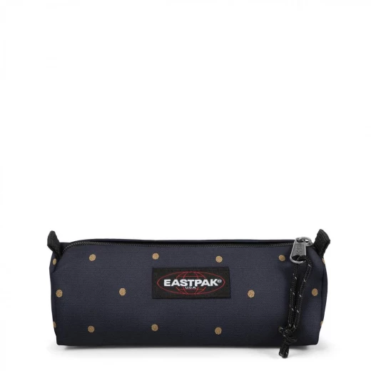 حقيبة أقلام Eastpak Benchmark منقطة ذهبي بحري مستلزمات مدرسية