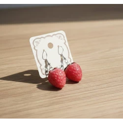 Strawberry Earrings – Simple and Pretty Design, Elegant and Lightweight Jewelry, Adds a Touch of Sophistication to Any Look, Perfect for Daily Wear and Special Occasions