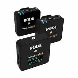 Rode Wireless GO II, Wireless Microphone System, Superior Audio recording quality