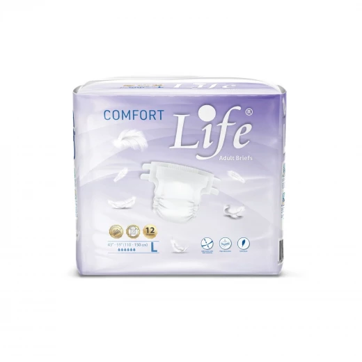 Adults Brief for Men and Women from Life , Large , 12 pcs x 2 - Life - Image 2