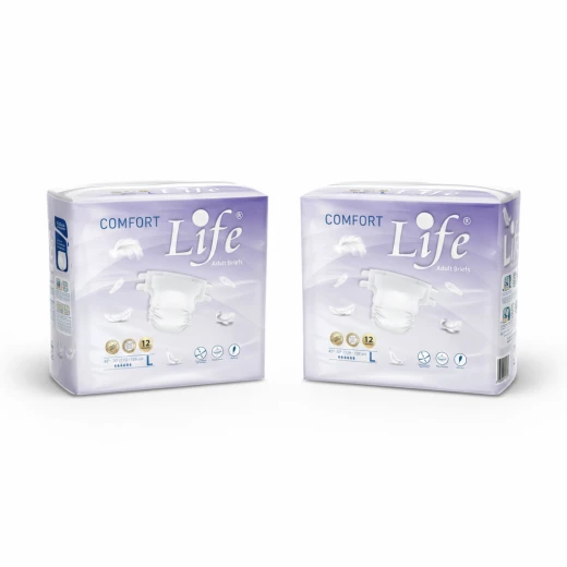 Adults Brief for Men and Women from Life , Large , 12 pcs x 2 Adults Brief for Men and Women from Life , Large , 12 pcs x 2