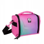 MILAN Sunset Series 5L Isothermal Food Bag Pink, Large Capacity, Adjustable Strap Snip - Milan