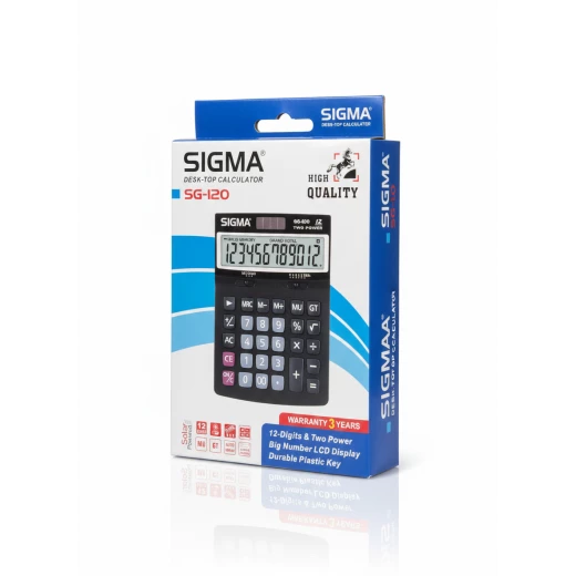Sigma 120 Calculator Black School Supplies for Students and Professionals Sigma 120 Calculator Black School Supplies for Students and Professionals