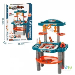 Smart Tools DIY Workbench Playset – 40-Piece Interactive Toy Tool Set with Workbench and Real Water Function for Kids Ages 3+