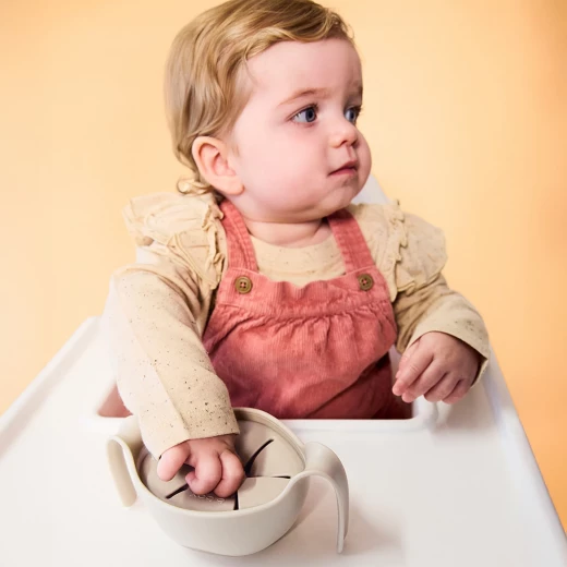 B.Box Latte 3-in-1 Feeding Bowl with Straw, Snack Container, and Lid - B.Box - Image 3