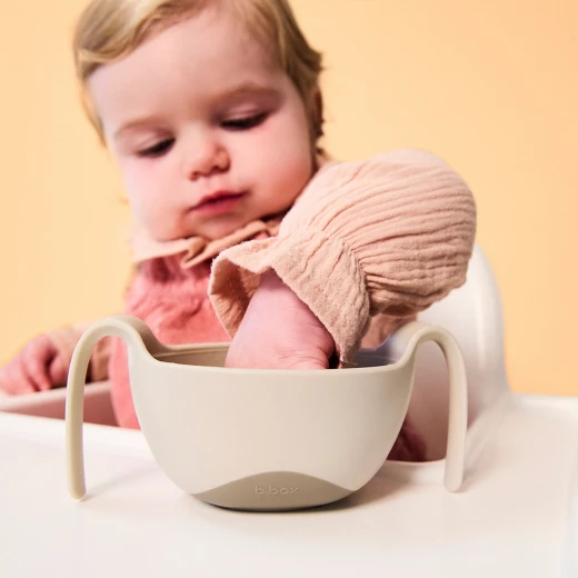 B.Box Latte 3-in-1 Feeding Bowl with Straw, Snack Container, and Lid - B.Box - Image 5