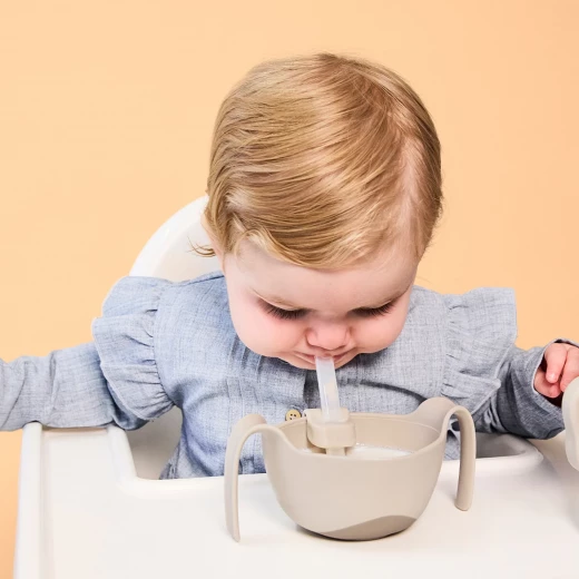 B.Box Latte 3-in-1 Feeding Bowl with Straw, Snack Container, and Lid - B.Box - Image 7