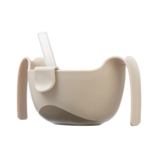 B.Box Latte 3-in-1 Feeding Bowl with Straw, Snack Container, and Lid - B.Box - Image 8