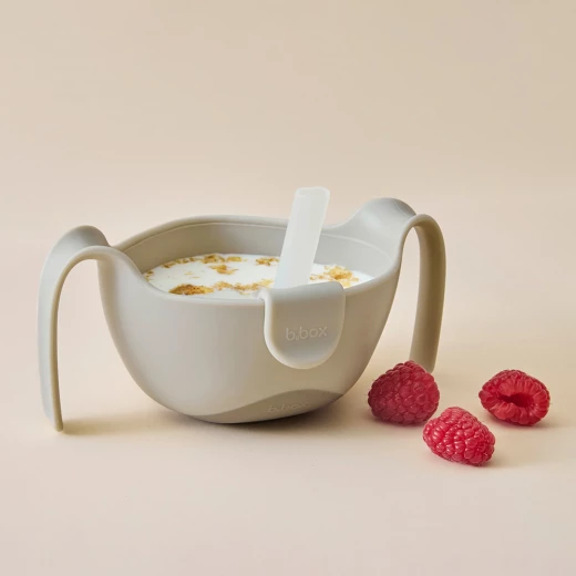 B.Box Latte 3-in-1 Feeding Bowl with Straw, Snack Container, and Lid - B.Box - Image 9