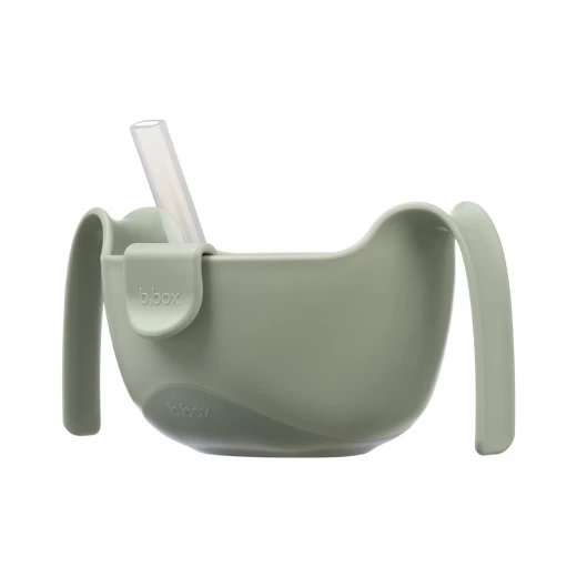 B.Box 3 in 1 Snack Dispenser Set for Babies and Toddlers Sage Color, BPA Free, Easy to Clean, Perfect for On the Go Snacking Needs - B.Box - Image 8