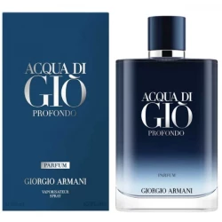 Armani Acqua Di Gio Profondo Parfum 200ml For Men Marine Fresh Scent