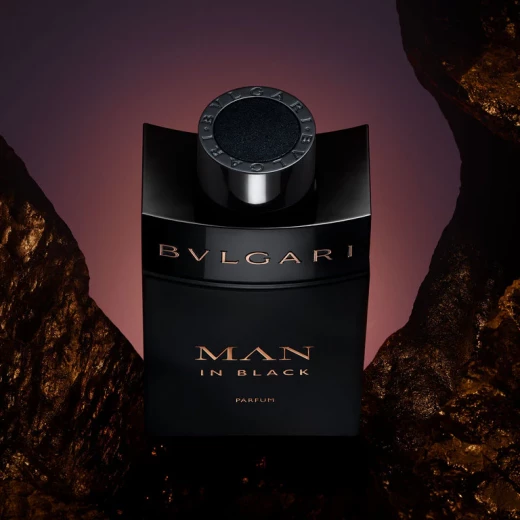 عطر بولغاري مان إن بلاك، 100 مل، تصميم كثيف وغامض وقابل لإعادة التعبئة - Image 2