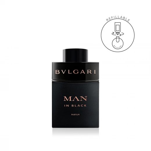 عطر بولغاري مان إن بلاك، 150 مل، تصميم كثيف وغامض وقابل لإعادة التعبئة - Image 4