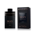 عطر بولغاري مان إن بلاك، 100 مل، تصميم كثيف وغامض وقابل لإعادة التعبئة