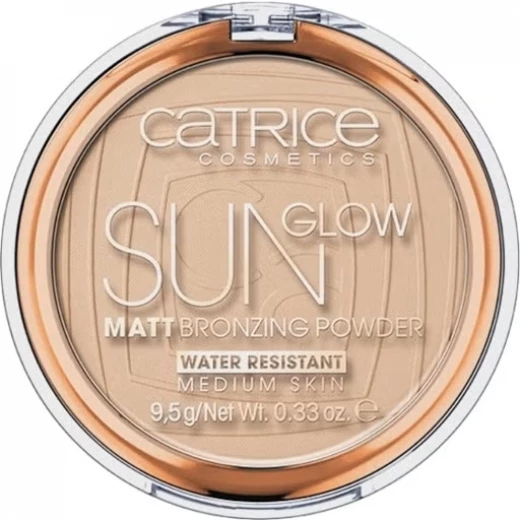 Catrice Sun Glow Matt Bronzing Powder 030 Medium Bronze Vegan 10g Face Makeup for a Natural Tan Look Catrice Sun Glow Matt Bronzing Powder 030 Medium Bronze Vegan 10g Face Makeup for a Natural Tan Look