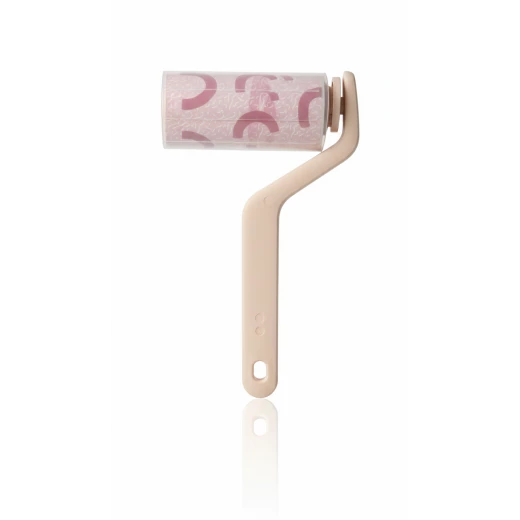 Z-COOL Adhesive Lint Roller – Pink Ergonomic Handle with Patterned Sheets | High-Efficiency Pet Hair & Dust Remover - Lolo shop fashion - Image 2