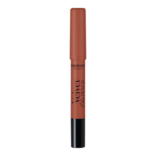 Bourjois Velvet The Pencil Lipstick Matte 09 Moka Cabana Long Lasting Color - Image 2