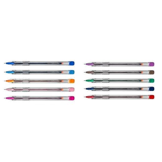 Lexi I Dax Pen ColoColo I First Time In India - Brightest Bright Color Series I Pack Of 10 Multicolor Ball Pens - Lexi - Image 3