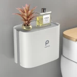 PINMOO Multi-Functional Tissue Box Organizer – AA035 Modern Desktop Storage Caddy for Tissues, and Stationery - Lolo shop home