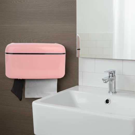 Takoo Waterproof Wall-Mounted Bathroom Tissue Box – Double-Layer Storage with Phone Slot & Drill-Free Installation - Lolo shop home - Image 2