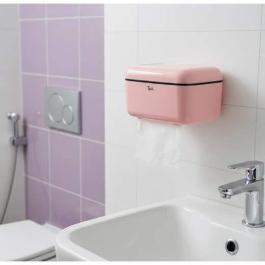 Takoo Waterproof Wall-Mounted Bathroom Tissue Box – Double-Layer Storage with Phone Slot & Drill-Free Installation Takoo Waterproof Wall-Mounted Bathroom Tissue Box – Double-Layer Storage with Phone Slot & Drill-Free Installation