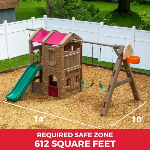 Step2 naturally playful adventure lodge swing set and play center - Step2 - Image 7