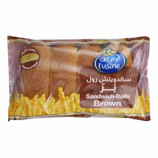 خبز ساندويتش بني، طري ولذيذة غني بالكالسيوم والألياف، 4 × 50 جم من لوزين خبز ساندويتش بني، طري ولذيذة غني بالكالسيوم والألياف، 4 × 50 جم من لوزين
