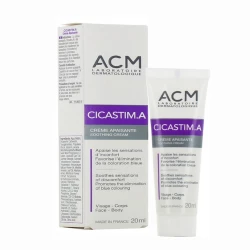 كريم مهدئ إيه سي إم Cicastim.A (20 مل) – لعلاج تهيج البشرة والكدمات | تركيبة فعالة لتخفيف التورم وتسريع تعافي الجلد