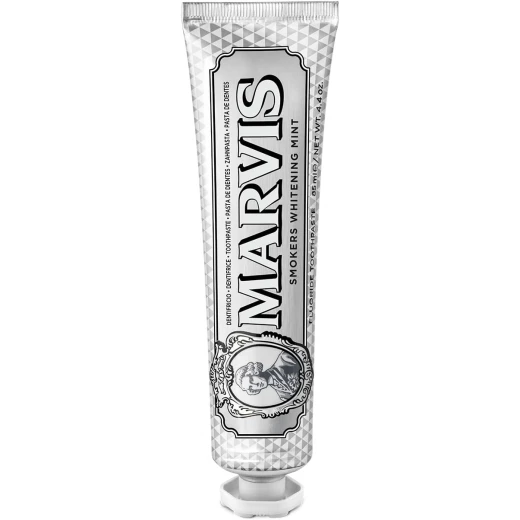 Marvis Smokers Whitening Toothpaste, Mint, 85ml, Promotes the Natural Whitening of the Teeth, Plaque Removal Toothpaste, Long-Lasting Freshness - Marvis - Image 3
