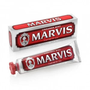 Marvis Cinnamon Mint Toothpaste 85ml, Refreshing Oral Care, Whitening Formula, Daily Use