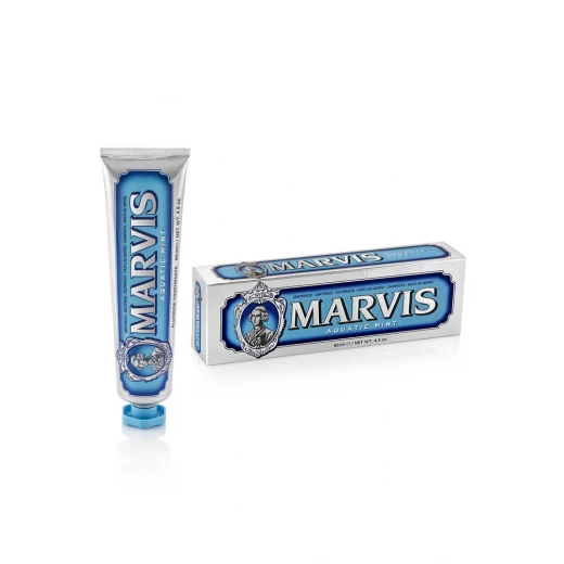 Marvis Aquatic Mint Toothpaste 85ml, Refreshing Oral Care, Long Lasting Freshness Marvis Aquatic Mint Toothpaste 85ml, Refreshing Oral Care, Long Lasting Freshness