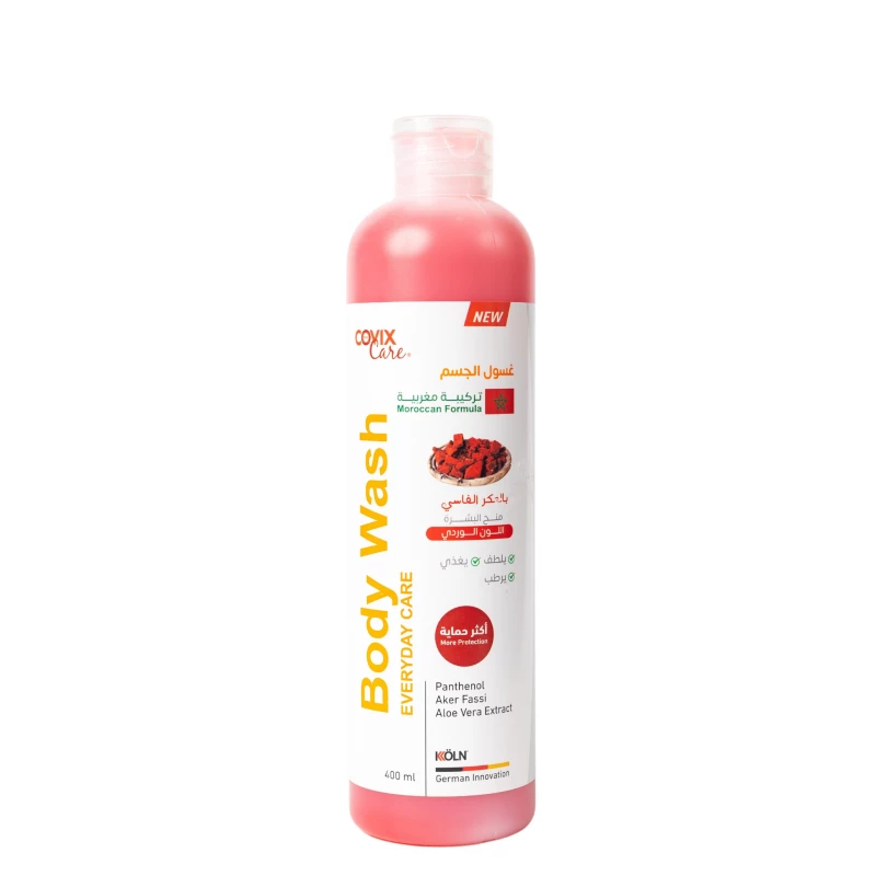 Covix Care Body Wash with Red Clay 400ml, Cleansing and Refreshing Formula - Covix