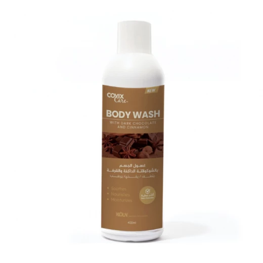Covix Care Dark Chocolate and Cinnamon Body Wash 400ml for Soft Skin Covix Care Dark Chocolate and Cinnamon Body Wash 400ml for Soft Skin