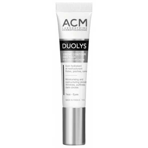 كريم مختبر ACM Duolys للعناية بمنطقة العينين 15 مل مضاد للشيخوخة ومرطب