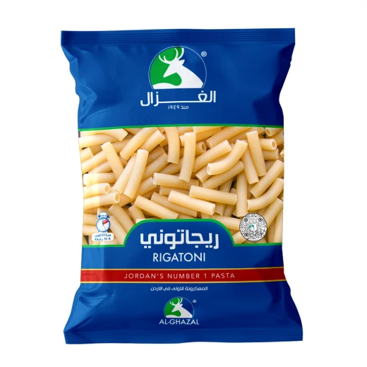 Ghazal Regatoni Pasta 300g, Delicious and Quick Cooking, Perfect for Family Meals Ghazal Regatoni Pasta 300g, Delicious and Quick Cooking, Perfect for Family Meals