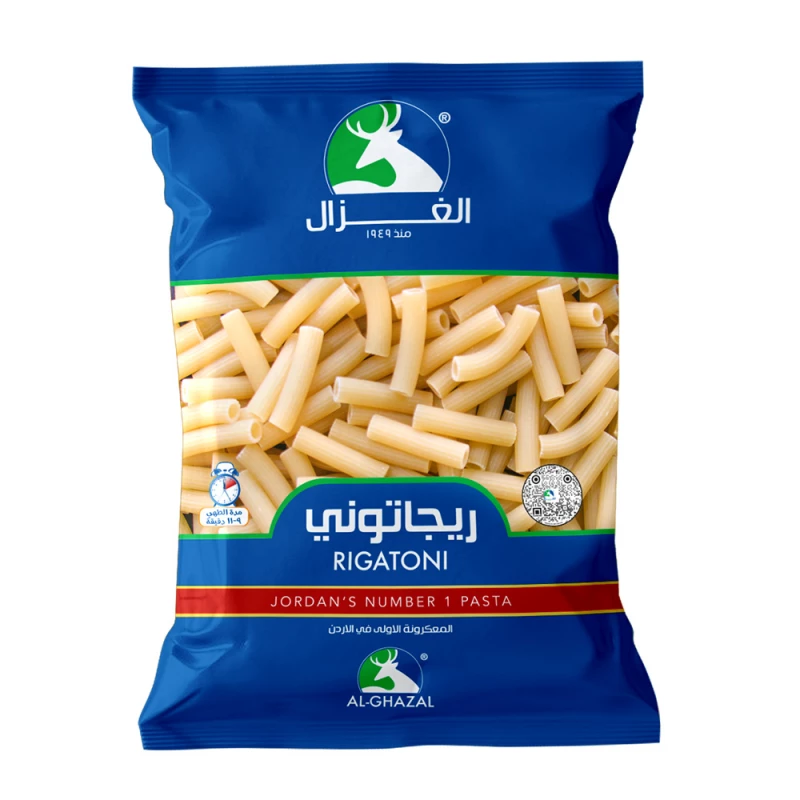 Ghazal Regatoni Pasta 300g, Delicious and Quick Cooking, Perfect for Family Meals