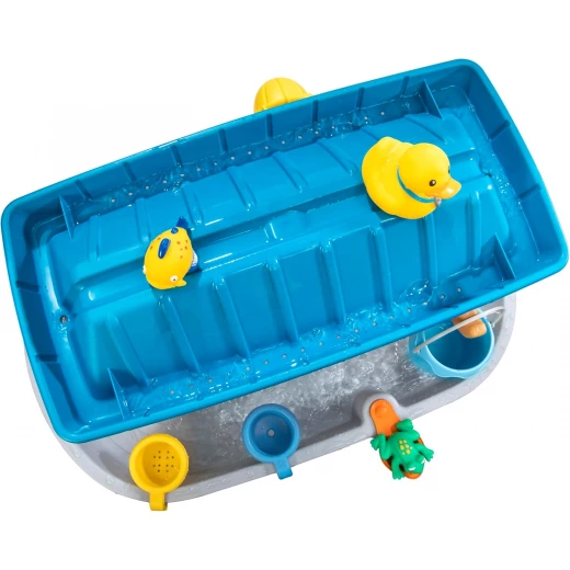 Step2 Rain Showers Splash Tub Water Play Table in gray offers a fun outdoor water play experience for toddlers Its interactive design stimulates exploration and imagination and is suitable for gardens and outdoor yards - Step2 - Image 2