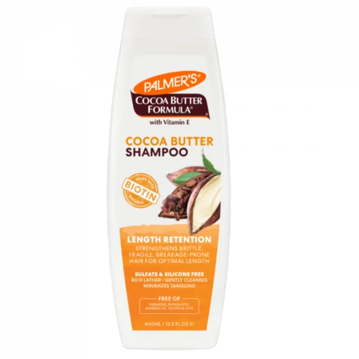 Palmers Length Retention Shampoo 400ml Cocoa Butter Biotin for Hair Growth