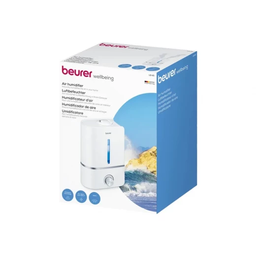 Beurer LB 45 Humidifier 1 Piece, Ultrasonic Cool Mist, 300 ml/h Output, 5 Liters Tank Beurer LB 45 Humidifier 1 Piece, Ultrasonic Cool Mist, 300 ml/h Output, 5 Liters Tank