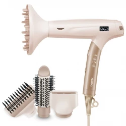 Beurer HC 150 Fusion Dry Pro Hair Dryer, Professional Ionic Technology, Creme Gold