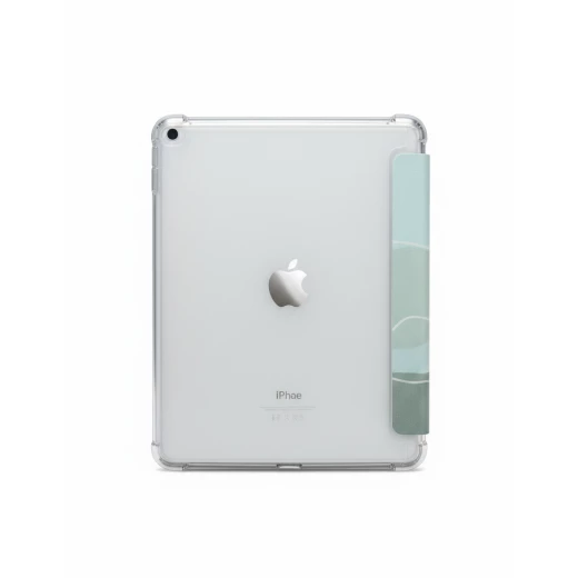 جراب ذكي هجين شفاف تمامًا لجهاز iPad (الجيل العاشر) - جراب واقٍ مقاوم للصدمات مع فتحة للكاميرا الأفقية وحامل متعدد الزوايا مح حامل للقلم - لولو شوب الكترونيات - Image 2